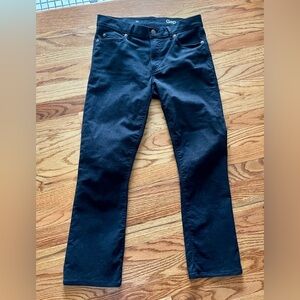 Gap Crop Flare Black Jeans Size 26 R